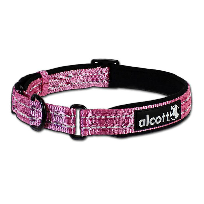 Alcott Martingale Adventure Dog Collar, Pink - Image 1