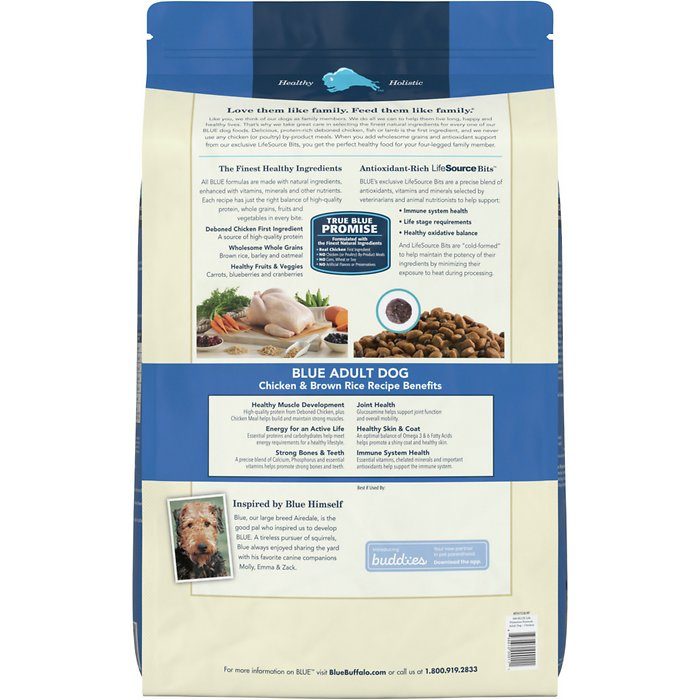 Blue Buffalo Life Protection Formula Chicken & Brown Rice Recipe Adult Dry Dog Food - Image 2