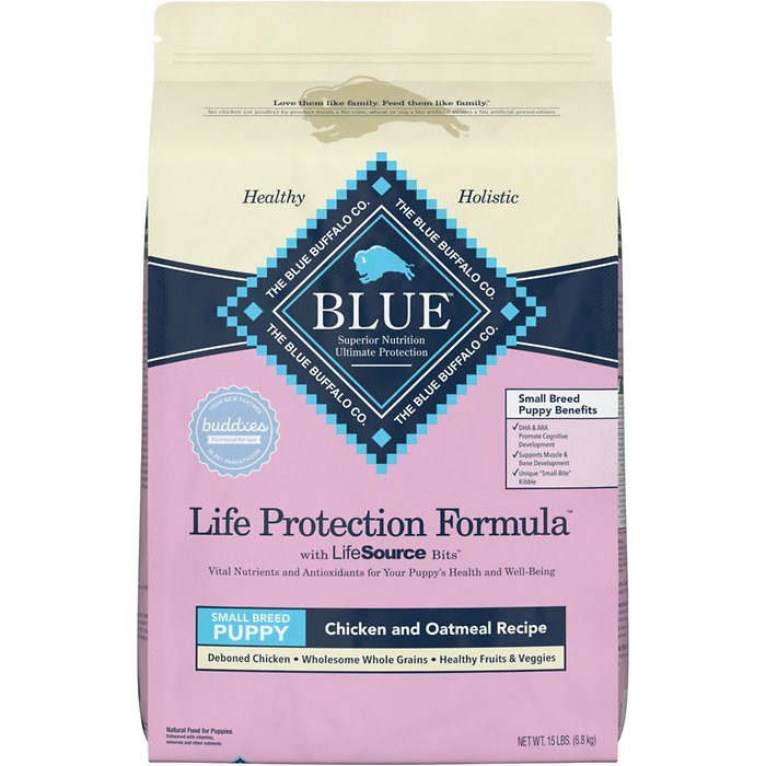Blue Buffalo Life Protection Formula Chicken & Oatmeal Recipe Small Breed Puppy Dry Dog Food - Image 1