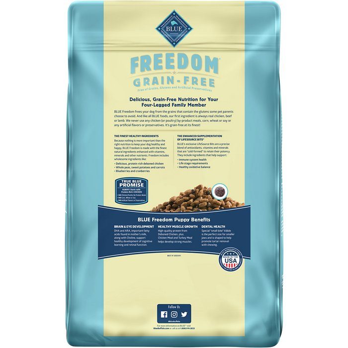 Blue Buffalo Freedom Grain-Free Puppy Chicken Recipe Dry Dog Food - Image 2