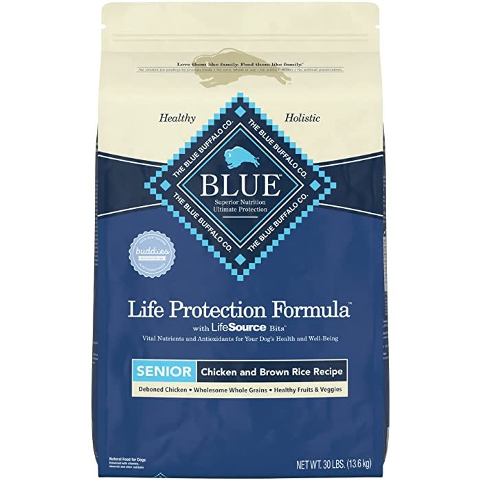 Blue Buffalo Life Protection Formula Chicken & Brown Rice Recipe Senior Dry Dog Food - Image 1