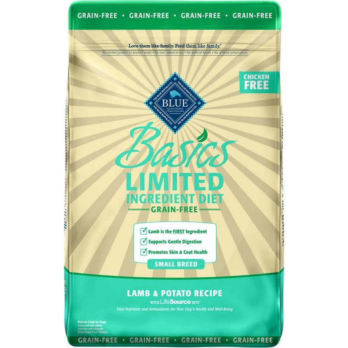 Blue Buffalo Basics Grain-Free Lamb & Potato Recipe Small Breed Adult Dry Dog Food - Image 1