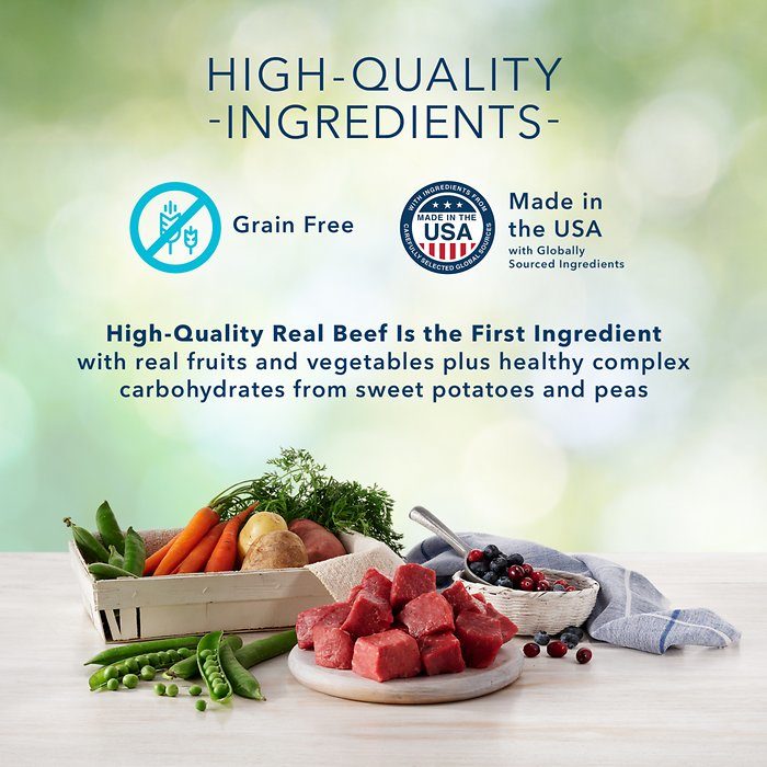 Blue Buffalo Freedom Grain-Free Beef Recipe Adult Dry Dog Food - Image 3
